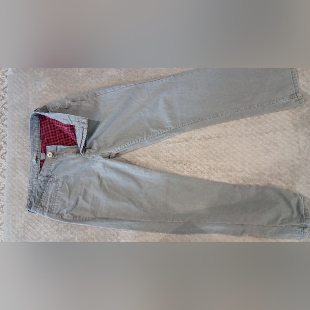 Women size 10 natural reflections, fleece insulated khaki pants